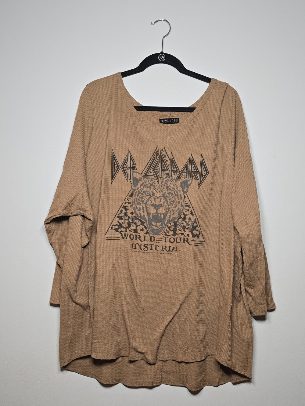 Torrid- The Vinyl Icons Waffle Knit Top